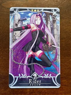 Fate Grand Order FGO Arcade Card Rider Medusa Second Ascen Holo Heaven’s Feel - Image 2