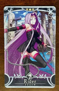 Fate Grand Order FGO Arcade Card Rider Medusa Second Ascen Holo Heaven’s Feel - Image 3