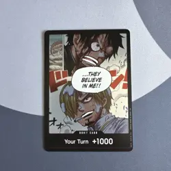 DON!! Card Luffy & Sanji OP-11 A Fist of Divine Speed One Piece English NM - Image 1