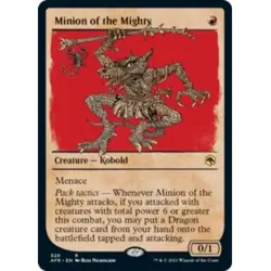 MINION OF THE MIGHTY (SHOWCASE) X4 Adventures In The Forgotten Realms AFR MTG - Image 1