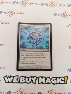 MTG | Aether Spellbomb | Mirrodin | Foil | Moderately Played | English - Image 1