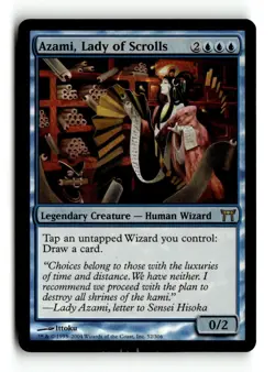 MTG | Azami, Lady of Scrolls | Kamigawa | Foil | Moderately Played | English - Image 1