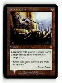 MTG | Juntu Stakes | Invasion | Foil | Moderately Played | English - Image 1