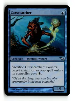 MTG | Cursecatcher | Shadowmoor | Foil | Moderately Played | English - Image 1