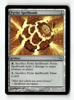 MTG | Pyrite Spellbomb | Mirrodin | Foil | Moderately Played | English - Image 1