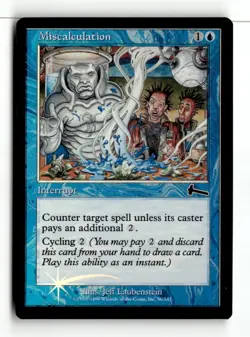 MTG Foil Miscalculation - Urza's Legacy Moderately Played English - Image 1