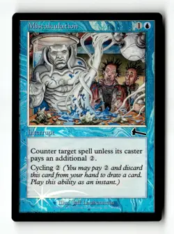 MTG | Miscalculation | Urza's Legacy | Foil | Moderately Played | English - Image 1