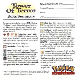 2000 Pokemon Decipher Tower of Terror Oddish Scratchees English Unscratched - Image 2