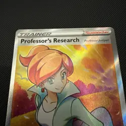 Professor's Research SWSH152 Pokemon TCG Black Star Promo NM- Mint Holo Full Art - Image 2