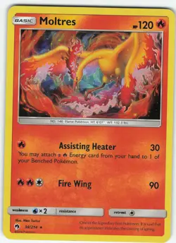 Moltres - 38/214 (Cracked Ice Holo) 038/214 Holo Deck Exclusives LP Pokemon - Image 1