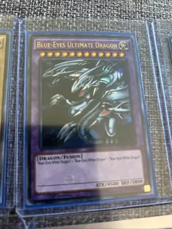 1st Edition Blue Eyes White Dragon 1996 Lot Neo Ultimate Azure Eyes Holos Foils - Image 5