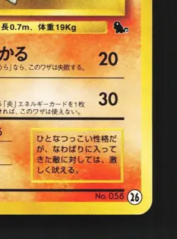 Growlithe No.058 LP Intro Pack Squirtle Japanese Pokemon Card TCG - Image 3