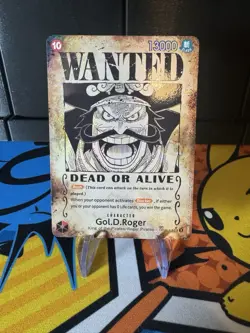 Gol D Roger OP09-118 SP Wanted Poster Manga OP13 One Piece Card English Carrying - Image 1