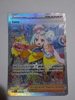 Pokemon TCG Iono Paldea Evolved Holo Card 269/193 Special Illustration Rare - Image 1