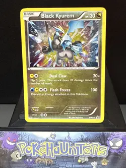 Pokemon Card Black Kyurem BW58 Promo Holo Rare Light Play - Image 1