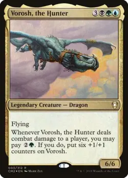 Vorosh, the Hunter -Foil Medium Play MTG Commander Anthology Volume II - Image 1