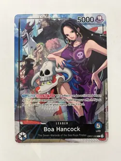 One Piece Card Game CCG TCG Boa Hancock OP07-038 Leader Alt Art PSA Promo - Image 1