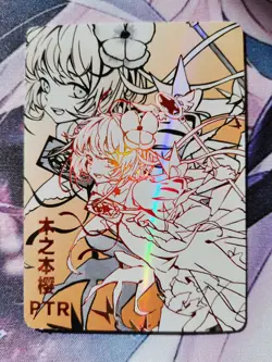 Goddess Story Anime Waifu Holo Card Sakura Kinomoto 2m10 PTR 01 - Image 1