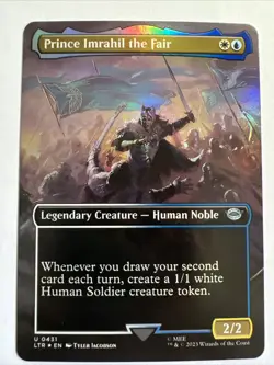 Prince Imrahil The Fair - Lord Of The Rings foil MTG card pack fresh - Image 1