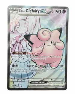 Pokemon TCG-Lillie's Clefairy EX 195 Scarlet & Violet Promo Card - Image 1