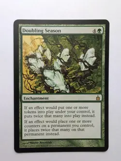 MTG Doubling Season (RAV) Ravnica: City Of Guilds Regular Rare 158/306 - Image 1
