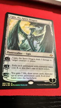 Ugin, the Spirit Dragon Near Mint NM - FOIL - Fate Reforged MTG Magic - Image 3