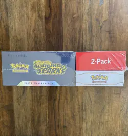 Pokemon Surging Sparks ETB & Booster Bundle Costco 2 pack Factory Sealed - Image 3