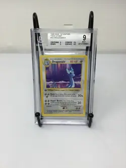 Dragonair 18/102 Base Set 1st Edition Shadowless Beckett 9 Pokemon 1999 - Image 1