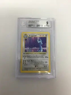 Dragonair 18/102 Base Set 1st Edition Shadowless Beckett 9 Pokemon 1999 - Image 2