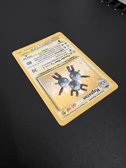 Magneton 9/102 Base Set Unlimited 1999 Pokemon Card Holo Rare NM - Image 4