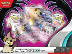 Pokemon TCG: Mimikyu ex Box (2 Foil Promo Cards, 1 Foil Oversize Card & 4 Booste 820650852183 - Image 1