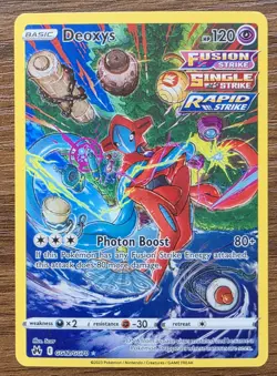 Pokemon Deoxys TCG Full Art Ultra Rare Holo Card GG12/GG70 Crown Zenith NM Holo - Image 1