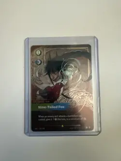 Riftbound Ahri Nine Tailed Fox Legend English card 303/298 Overnumbered Showcase - Image 1