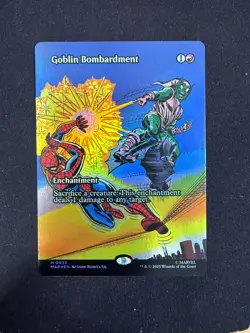 Goblin Bombardment (FOIL BORDERLESS) Marvel's Spider-Man - Magic/MTG - Image 1
