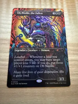 Ob Nixilis, The Fallen Halo Foil Encyclopedia Of Magic Secret Lair - Image 2