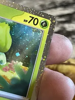 🍃Pokemon Bulbasaur 151 SVP 046 Black Star Promo cosmos holo HD GALAXY SWIRLx2🌀 - Image 4