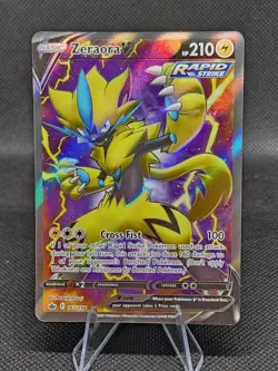 Zeraora V (Full Art) 165/198 Ultra Rare Pokemon TCG SWSH06: Chilling Reign NM - Image 1