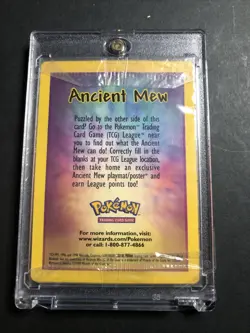 POKEMON TRADING CARD THE MOVIE ANCIENT MEW 2000 SEALED UNOPENED PROMO - Image 4