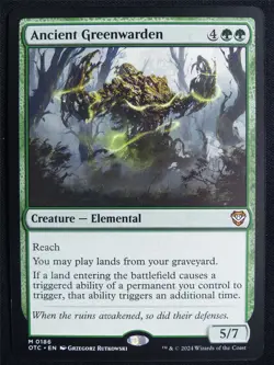 Ancient Greenwarden - OTC - Mtg Card #5MS - Image 1