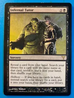 MTG 1x Infernal Tutor Dissension Modern Legacy Magic the Gathering Card x1 LP - Image 1