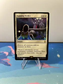 Damning Verdict - MTG - Commander: Final Fantasy - Excellent NM - Image 1