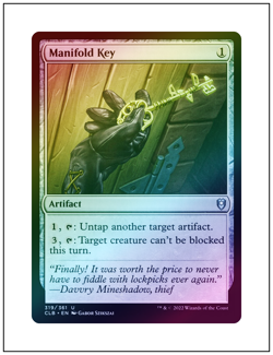 1x Manifold Key, Foil, Magic the Gathering MTG NM - Image 1