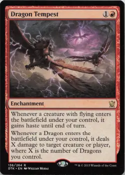 Dragon Tempest R Dragons of Tarkir 136 LP-NM MTG - Image 1