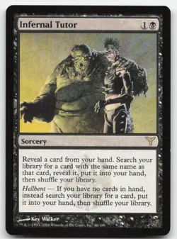 MTG Dissension #46 Infernal Tutor LP - Image 1