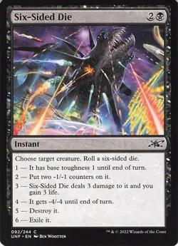 Six-Sided Die Unfinity - Image 1