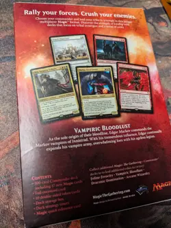 MTG Vampiric Bloodlust - Commander 2017 Deck - Sealed - Magic the Gathering - Image 3