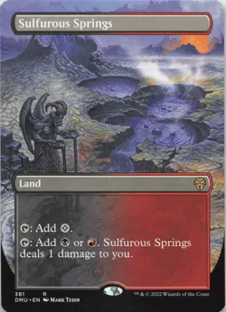 Sulfurous Springs (Borderless) R Dominaria United 381 - LP MTG - Image 1