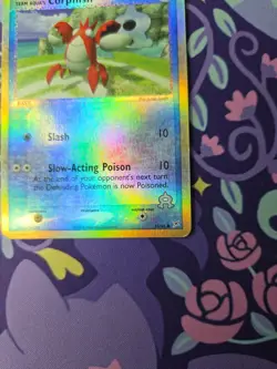 Pokemon TCG EX Team Magma vs Team Aqua Corphish 51/95 Reverse Holo Excellent - Image 4