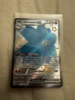 Pokemon TCG Glimmora ex - Paldean Fates 218/091 Holo Shiny Ultra Rare - Image 1