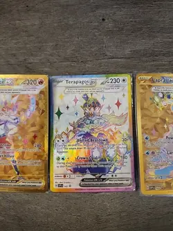 Pokemon TCG Terapagos UPC Promos 163 164 165 Full Set Holo Rare NM/M All Sealed - Image 3
